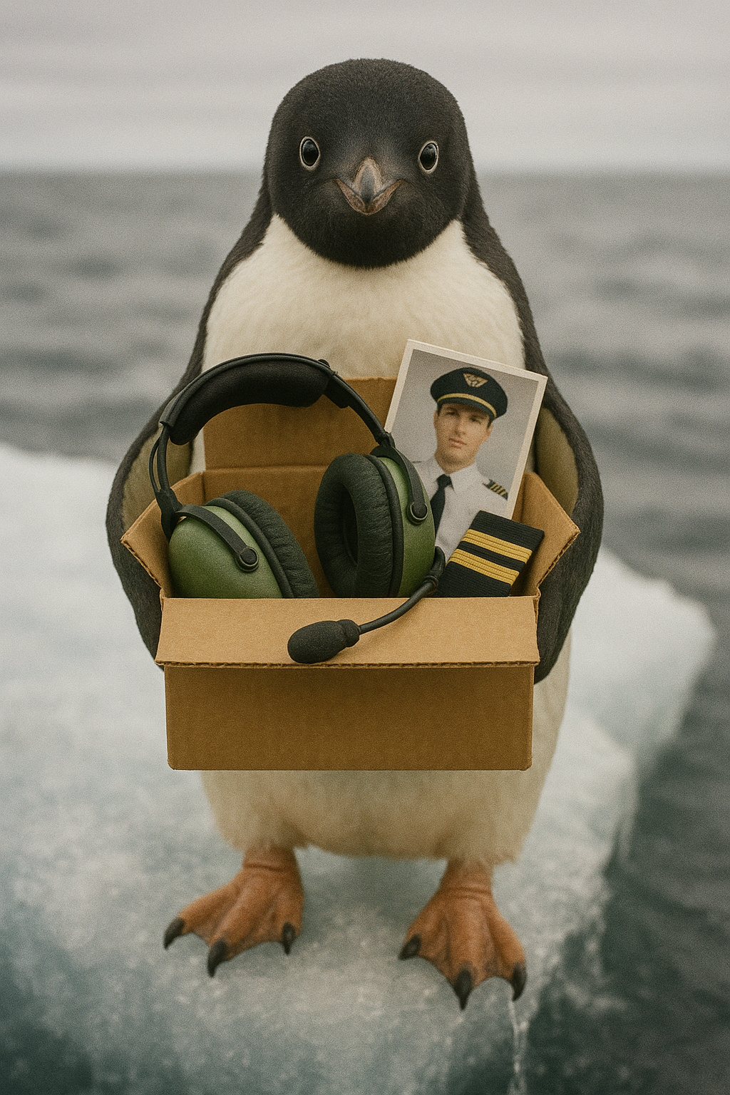Welcome kit with pilot photo - your second chance hero